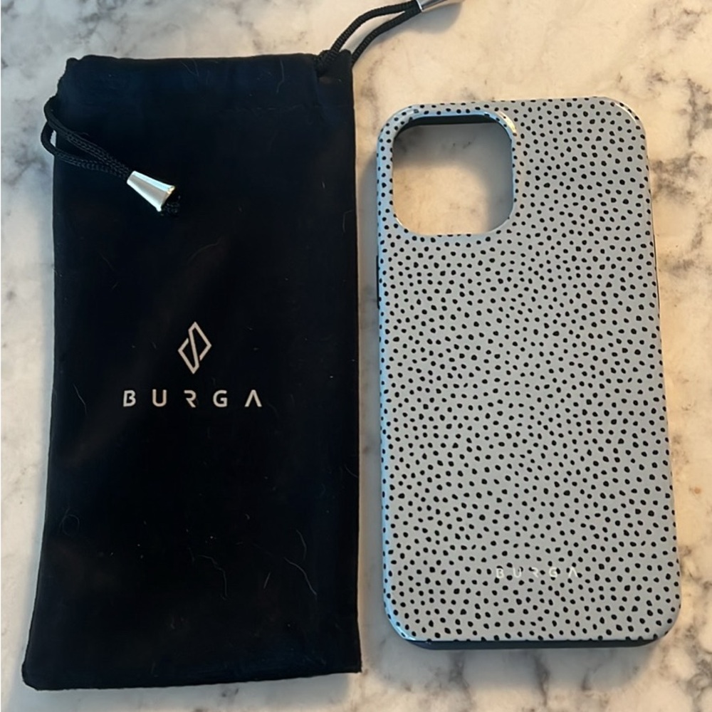 NEW- Sage Green Dotted Phone Case for iPhone 13 Pro Max